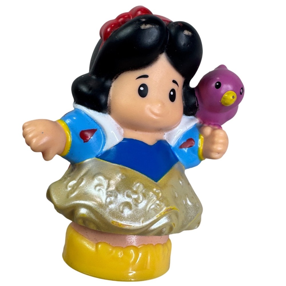 Fisher-Price‎ Little People Disney Princess Snow White Figure with Purple Bird